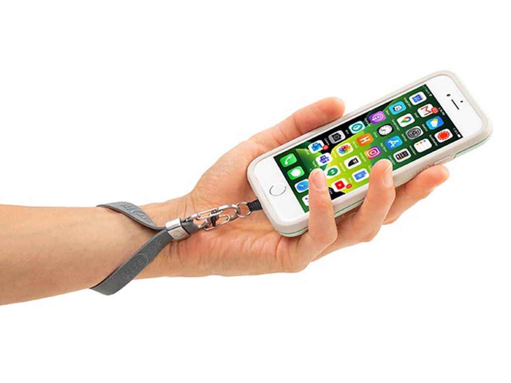 Nite Ize Hitch® Phone Anchor + Stretch Strap - White Sparkle HPSS-0211-R7
