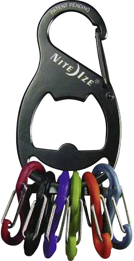 Nite Ize KeyRack+™ S-Biner® - Black KRB2-01-R6