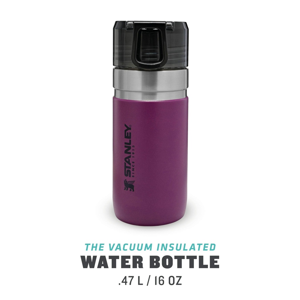 Stanley 0.47L / 16OZ Stainless Steel GO Water Bottle Purple