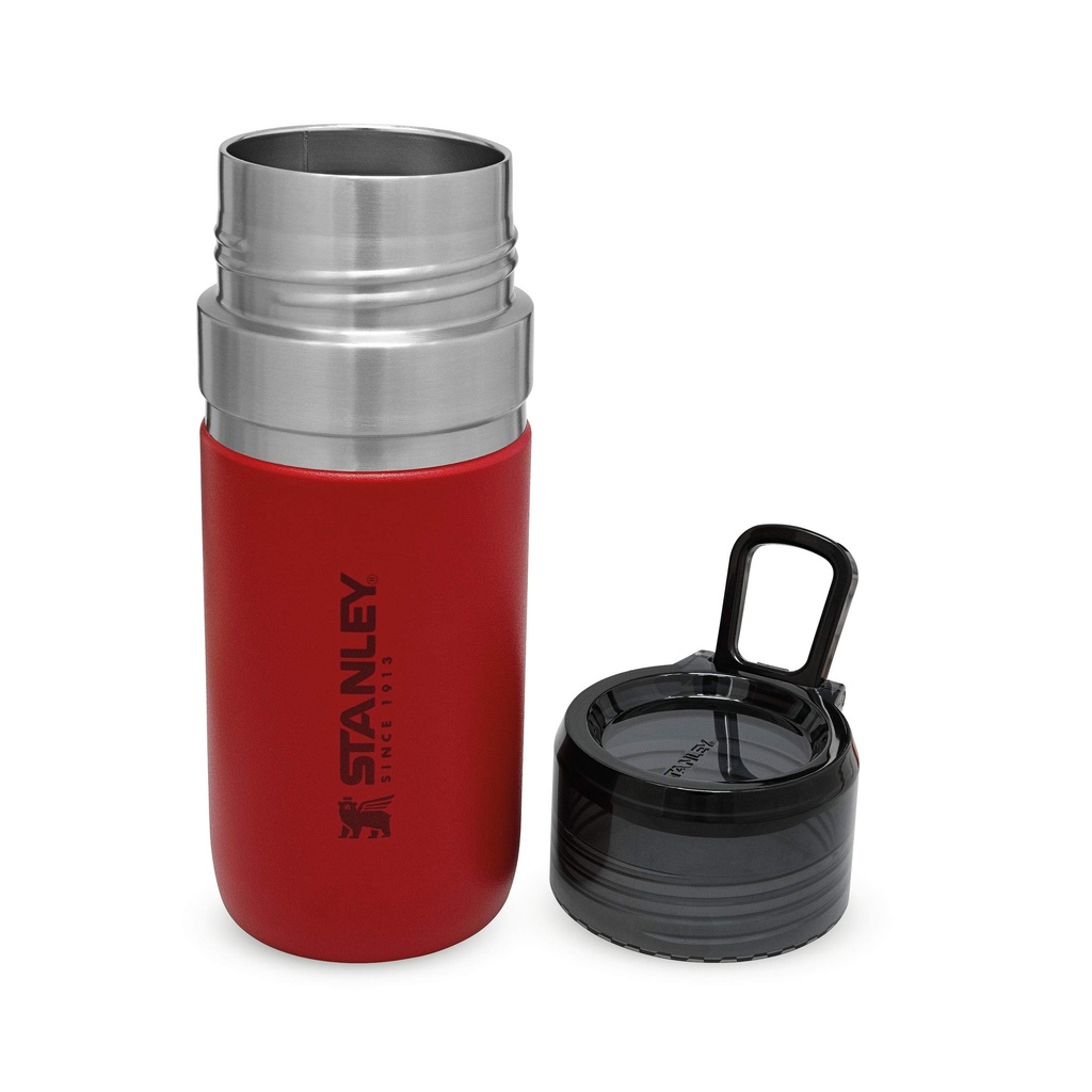 Stanley 0.47L / 16OZ Stainless Steel GO Water Bottle Red Sky