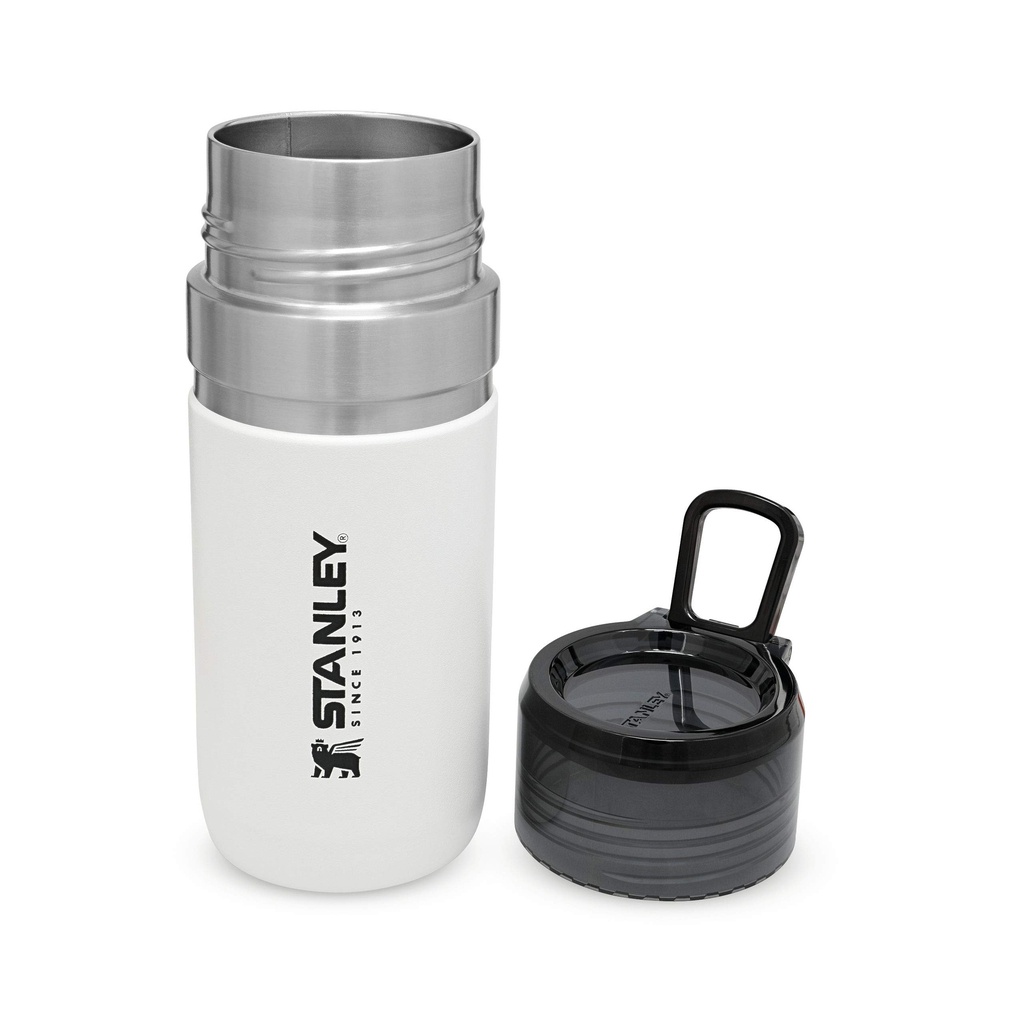 Stanley 0.47L / 16OZ Stainless Steel GO Water Bottle Polar White