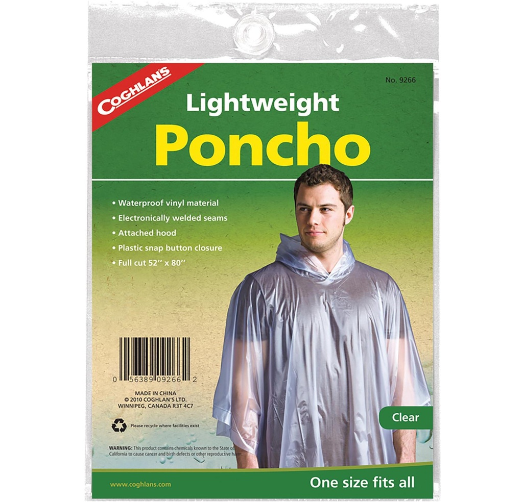 Poncho- Clear