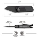 CIVIVI Ki-V Folder Black #C2108B