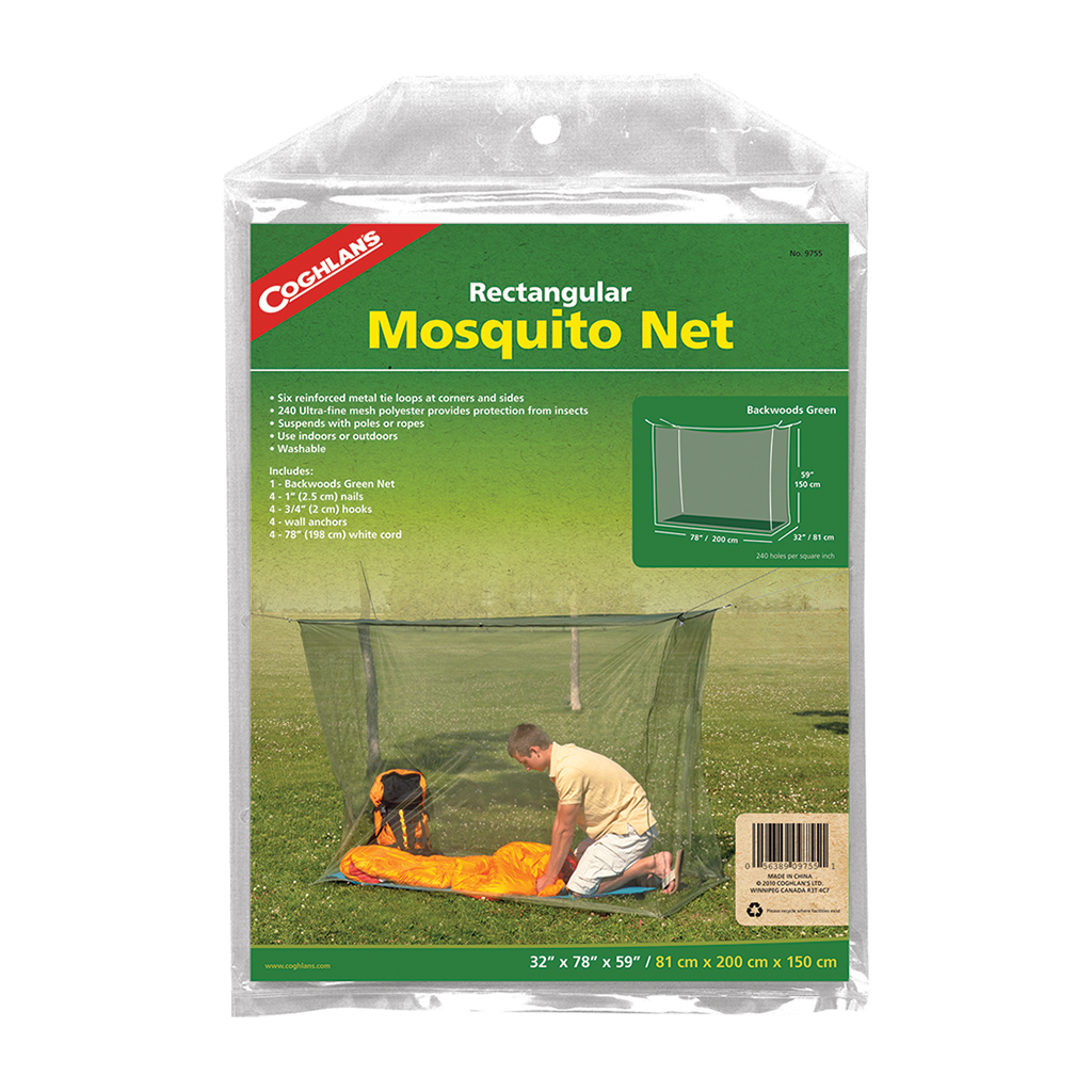 COGHLANS MOSQUITO NET (SINGLE) GREEN