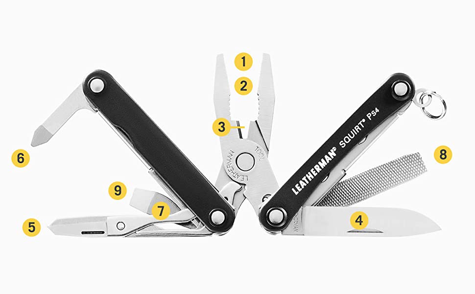 Leatherman Squirt PS4 Black Multi tools