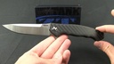 ZT Folding Knife S35VN Satin Blade, CF and Titanium Handles #ZT0452CF