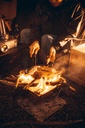 منقل شواء ستانلس ستيل مع شنطة #MT-035