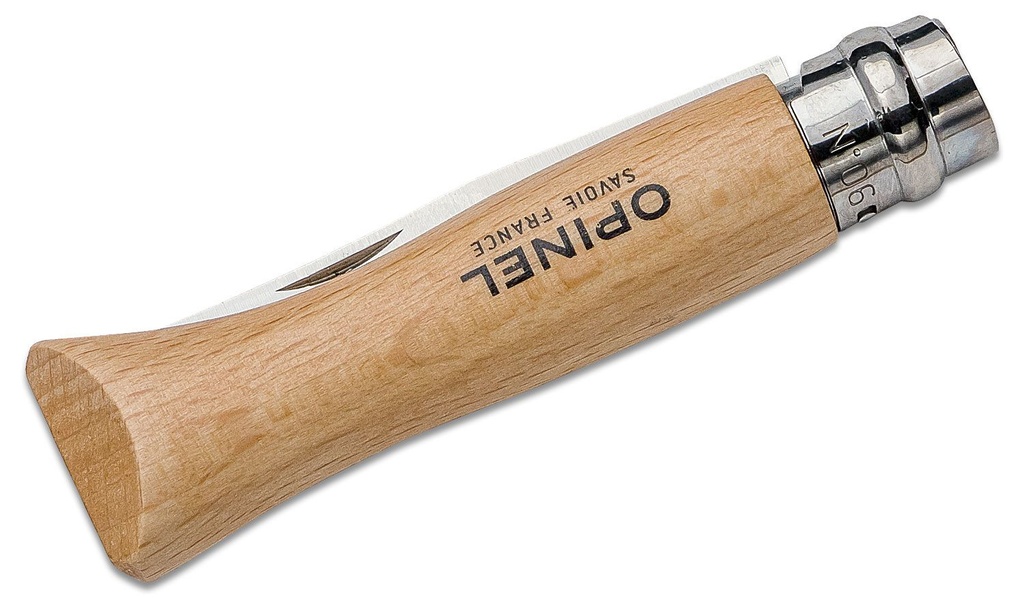 OPINEL BLISTER N0 6 BEECH STAINLESS STEEL #OP123060