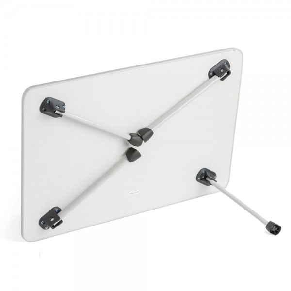 Black and Silver Folding Table from Alrimaya #22-3603