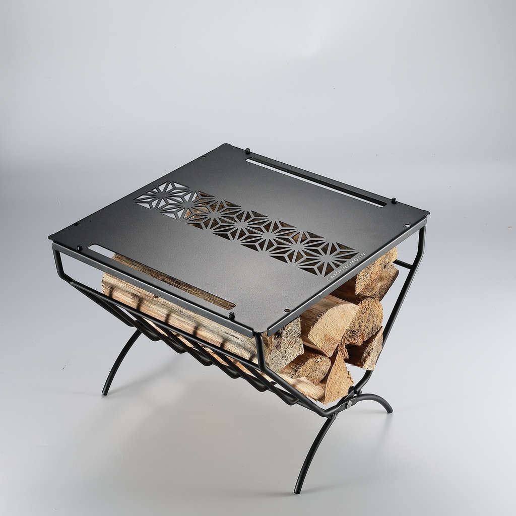 Stand for storing Firewood with Top Plate #T-285A