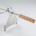 BBQ Rotate Chicken Rack With Wooden Handle #MK-60