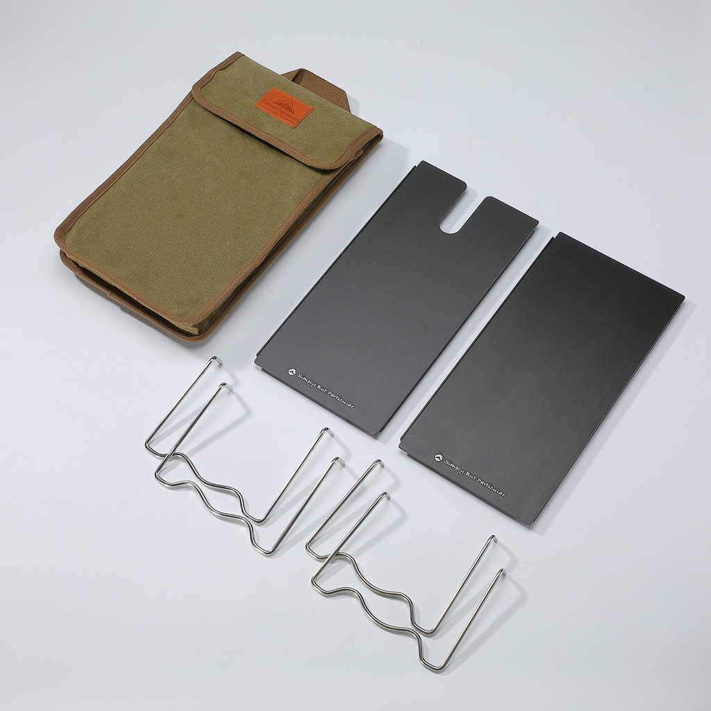 Foldable Aluminum Solo Stove Table with Storage Bag #Sk-1279S-BK