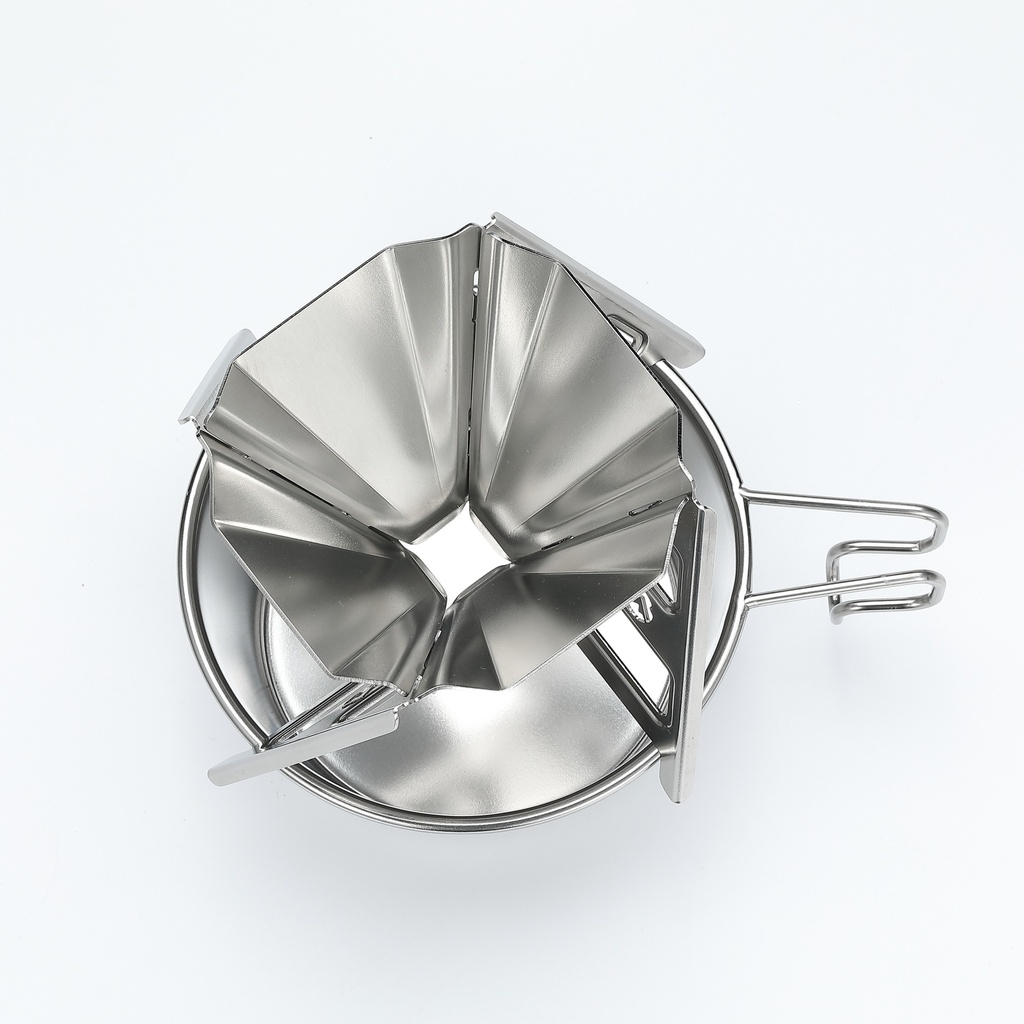 Stainless Steel Folding Holder Coffee Dripper Filter #COF-01