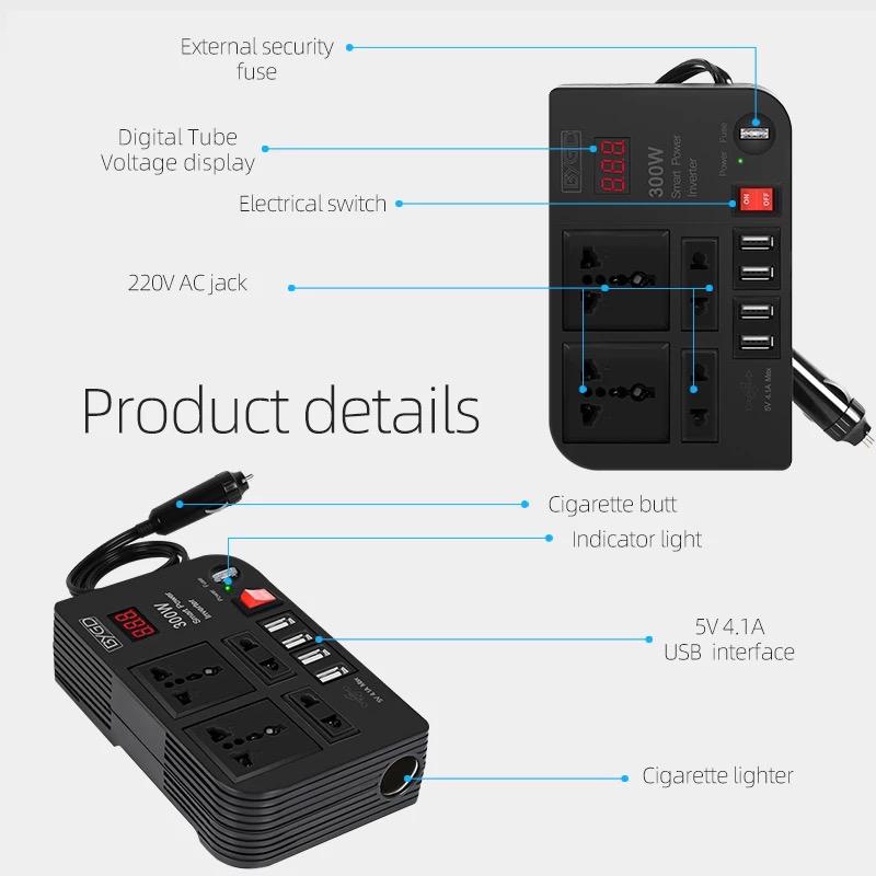 Power Inverter Dc 12V to ac 220V
