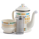 GHADAR KETTLE WITH FILTER 2 LITER - CREAM FROM AL-RIMAYA #22-3900