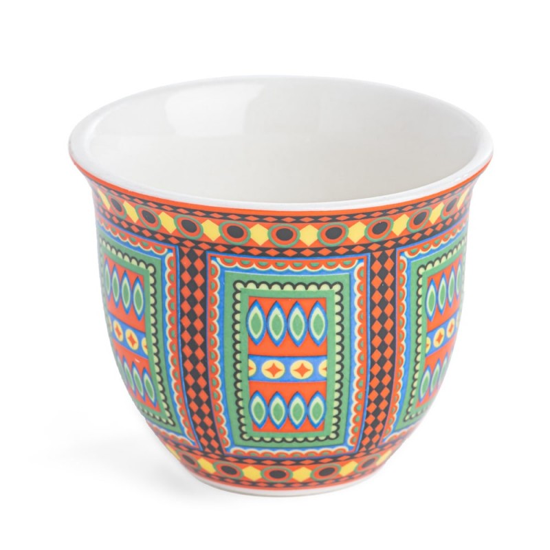 6 PCS COFFEE CUP 65 CC  - RED FROM AL-RIMAYA #22-3530