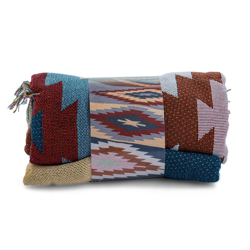BLANKET 130*160 CM -  MULTI-COLOR #22-3839