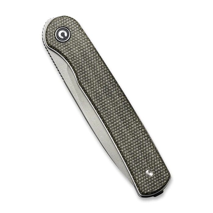 CIVIVI Stylum Front Flipper & Slip Joint Knife Micarta Handle  #C20010VBC