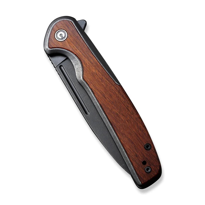 CIVIVI Voltaic Flipper Knife Stainless Steel Handle With Wood #CIVC200601 