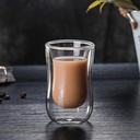 BLACKSTONE Double Wall Glass Tumbler Cups, Suitable for coffee or tea, Coffee cups 2PCS SET 100ML#DH902