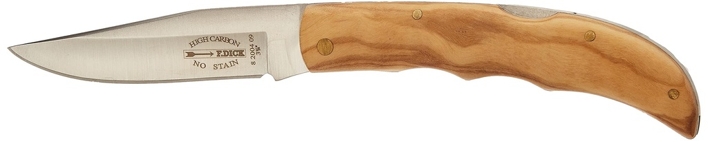 F.Dick Folding Knife 9 cm Olive Wood Handle #82004090