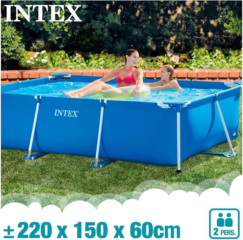 Metal Frame Pool Set Size 2.2m*1.5m*0.60m