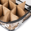 EMPTY CUPS BAG 27*21*9 CM GREY FROM AL-RIMAYA #22-3869
