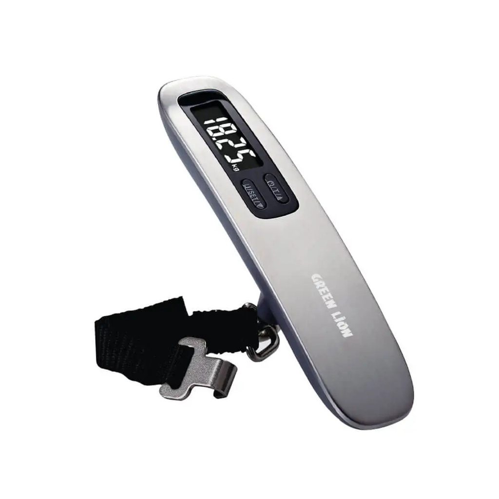 Green Lion Digital Luggage Scale 50KG Max - Silver #GNDLSCALSL
