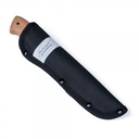 HUNTING KNIFE WOOD AND SILVER COLOR WITH HOLSTER FROM ALRIMAYA #7-1544