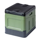 FOLDABLE TOILET OIL+BLACK COLOR FROM ALRIMAYA #22-4043