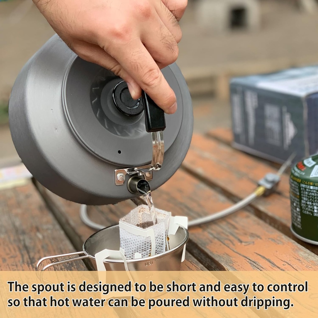 Portable Ultra-Light Camping Kettle Tea Pot #S1000/S1500