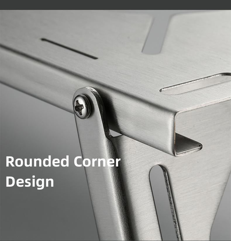 Stainless Steel Camping Solo Ground Mini Table #SK-8S