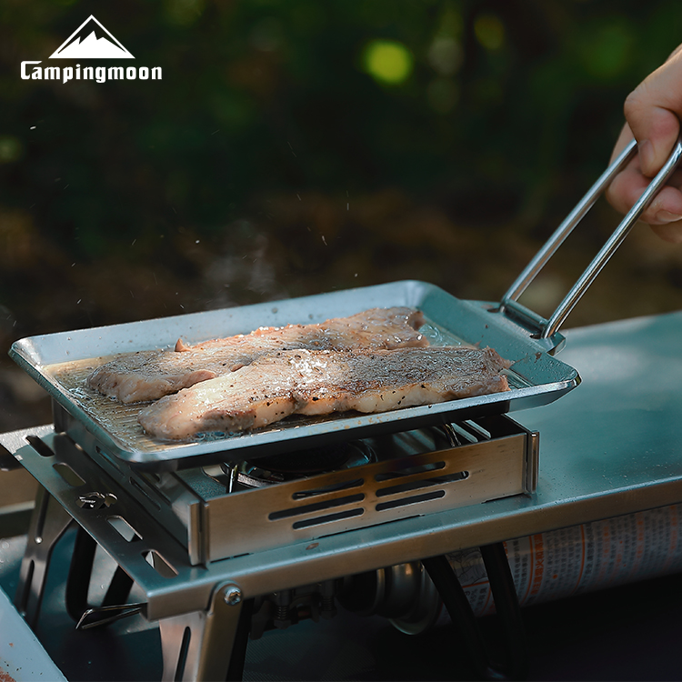 Stainless Steel Extra-Thick Grill/Griddle Plate with Storage Bag #DO-21