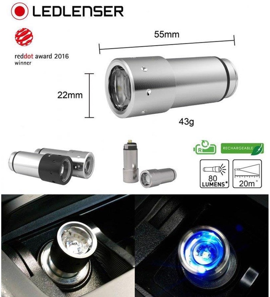 Car socket light from led lenser #7333