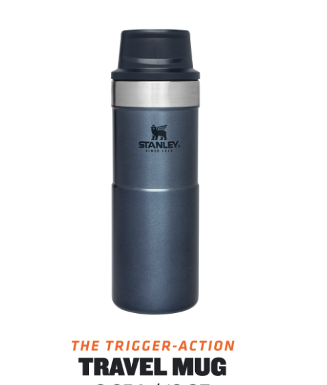 Stanley CLA 355ml/12oz Trigger-Actn Trav Mug H.Lake #10-09848-051