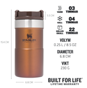 Stanley CLA Neverleak Travel Mug 250ml/8.5oz Maple #10-09856-010