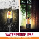 Moxedo Portable Outdoor 5W LED Flickering Flame Torch Wireless Speaker with Pole and Ground Stake #MX-OS022