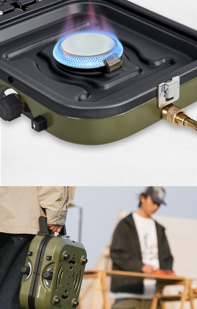 Double Burner Folding Gas Stove #NH22RJ003