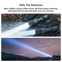 Olight Warrior X 4 Kit Rechargeable LED Tactical Flashlight Hunting Kit Matt Black