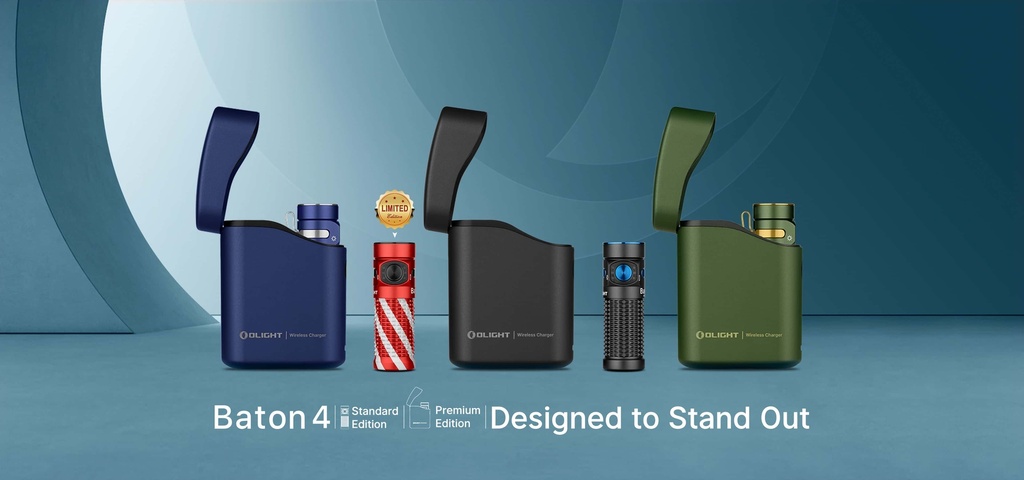 Baton 4 Premium Edition Powerful EDC Flashlight 1300 Lumens