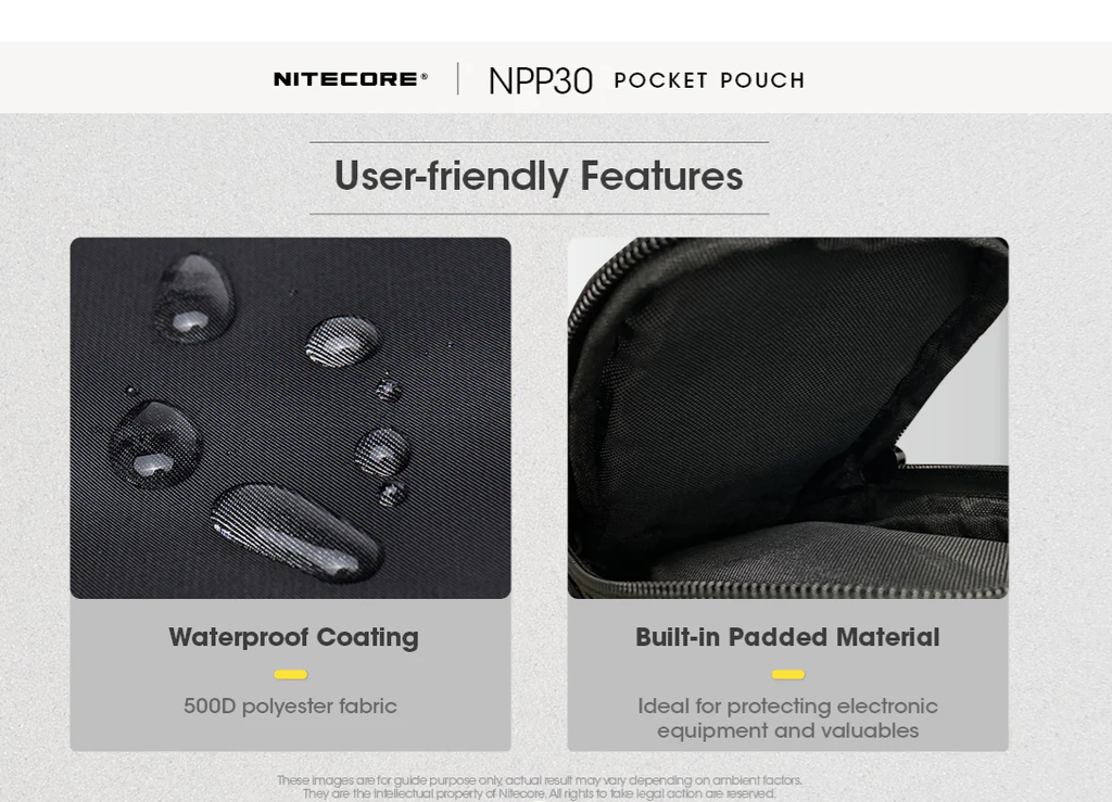 NITECORE NPP30 BK POCKET POUCH