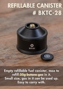 Rechagable Isobutane Gas Tank 35g from campingmoon