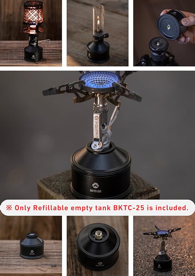 Rechagable Isobutane Gas Tank 35g from campingmoon