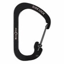 Nite Ize Slidelock® Carabiner Stainless Steel #4 - Black #CSL4-01-R6