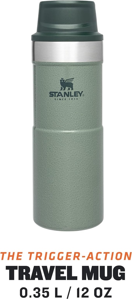 Stanley 0.355L/12oz Trigger-Action Travel Mug Polar Green