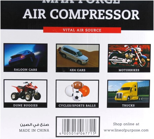 Vitaly Dual Max Force Air Compressor 2 cylinders with case