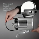 DLC Glass Teapot 1500 ml #36276