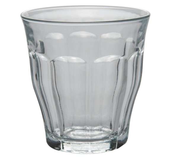 French Break-Resistant Glass Tea Cups  Medium Size #1024AB