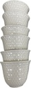 BAG WITH COFFEE CUPS SET OF 6 PCS LIGHT BROWN FROM AL-RIMAYA #22-3222