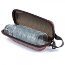 BAG WITH TEA CUPS SET OF 6 PCS DARK GREY FROM AL-RIMAYA #22-3201